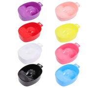 POPETPOP 8pcs Nail Soak Bowls Manicure Hand Bowls for Nail Polish Removal Acrylic Tools Salon Supplies with Multi-color Set for Professional Gel and Art Soaking