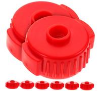 POPETPOP 8pcs Quick Release Cymbal Nuts Plastic Drum Replacement Parts with Practical Firm Grip and Reusable Design, Red Pack for Cymbal Holder and Support in Percussion Kits