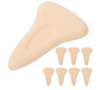 POPETPOP 8pcs Waterproof Private Parts Adhesive Pads for Women, Soft Sponge Swimsuit Inserts, Private Part Concealer Protection for Swimming, Diving, and Water Sports