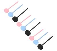 POPETPOP 9pcs Eye Exam Occluder Tool Set, Reusable Plastic Eye Covers in Pink, Light Blue Black, Handheld Visual Test Occluders for Optometric Exams and Strabismus Screening