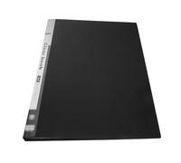 POPETPOP A3 Black Portfolio Binder with 40 Plastic Sheet Protectors, Plastic Folder for Artwork Display and Document Storage, Presentation Book with Pocket Sleeves for Office and School Use