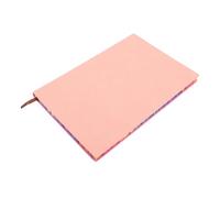POPETPOP A5 Rainbow Edge Softcover Notebook, Multipurpose Diary Notepad with Undated Pages, Pink Lined Planner for Students and Office Meeting Notes