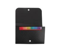 POPETPOP A6 Portable Accordion File Organizer 13-Layer Multi-Color Document Folder for Office and Home Receipt Storage Expandable Plastic File Holder