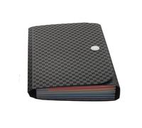 POPETPOP A6 Portable Expanding File Folder 13-Section Multi-Layer Document Organizer with Color-Coded Inner Pages for Office Receipt and Document Storage