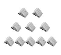 POPETPOP AA Batteries Spring Plate Replacement 10pcs Silver Spring Steel with Stable Connection for Flashlight and Electronics Repair Projects