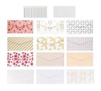POPETPOP Account Book Envelopes Cash Budget Sheet Portable Lightweight High-grade Paper Material Budgeting Tracking Sheets for Expense Management