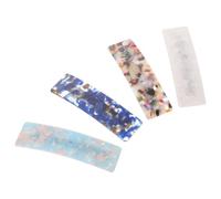POPETPOP Acetic Acid Hair Barrettes 4Pcs 9Cm Strong Durability Fashionable Women'S Hair Clips for Daily Styling