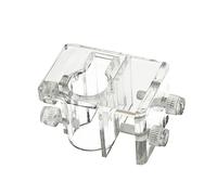 POPETPOP Acrylic Aquarium Pipe Clamp Holder Fish Tank Fixed Clip Adjustable Screw Design Space-Saving Water Pipe Retainer for 5-20mm Hose Fittings