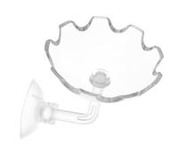 POPETPOP Acrylic Fish Tank Decor Shrimp Feeding Dish for Aquarium, Easy to Install and Keeps Aquarium Clean, Assorted Colour, Feeder Bowl for Shrimp and Reptiles