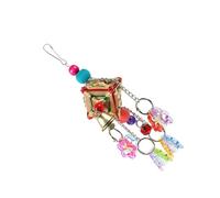 POPETPOP Acrylic Parrot Chew Hanging Bird Bite for Parrots Macaws Conures Budgies Teething Grinding Plaything for Bird Cage Pet Supplies