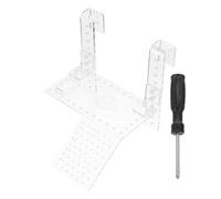 POPETPOP Acrylic Turtle Climbing Platform Floating Dock with Suction Cups for Fish Tank Aquarium Terrarium Reptile Habitat and Hanging Turtle Ramp and Aquarium Decoration