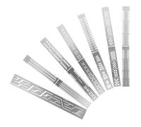 POPETPOP Action Figure Model Scribe Line Ruler Stainless Steel, Beautiful Auxiliary Tool for Carving with Reusable Features, Develop Imagination