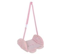 POPETPOP Adjustable Car Footrest Hammock with Plush Polyester Material, Universal Fit for SUV and Rv, Adorable Bunny Shape Seatback Foot Hammock for Road Trip and Adventure Comfort