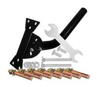 POPETPOP Adjustable Iron Antenna Installation Kit, Black, for Rv Antenna, Easy to Carry
