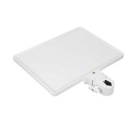 POPETPOP Adjustable Mic Stand Tray with Clamp-on Rack, Sturdy Plastic and Metal Construction, Easy to Carry, Compact Size, for Sound Card and Microphone Use in Concerts and Live Streaming