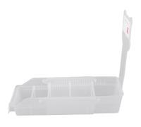 POPETPOP Adjustable Plastic Medicine Organiser Storage Box with Independent Compartments, Efficient Organisation and Damage-Resistant Design, for Pharmacy Supplies and Infusion Bottles