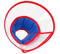 POPETPOP Adjustable Puppy Cone Collar for Dogs and Cats, Protective Oxford Cloth and Pp Material, Prevents Scratching and Biting, for Health Check and Cosmetology