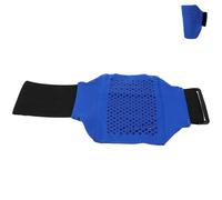 POPETPOP Adjustable Running Leg Band Phone Pouch for Outdoor Cycling and Hiking Comfortable Elastic Band with Sticky Strap Blue Sports Mobile Phone Holder 5.5-7.5 Inch