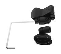 POPETPOP Adjustable Saxophone Microphone Clip Mic Clip Metal Plastic Secure Clamp Easy Installation Black for Saxophonists Live Performances