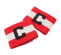 POPETPOP Adjustable Soccer Captain Armbands Elastic Fit with Touch Fastener Closure 2pcs Nylon Material for Youth and Adults, Suitable for Soccer Training and School Leagues