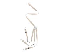 POPETPOP Adjustable Triple Dog Leash with Heavy Duty Nylon Strap and Portable Design, Tangle-free 3-in-1 Walking Lead for Medium and Large Dogs Suitable for Outdoor Adventures