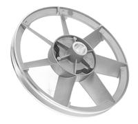 POPETPOP Air Compressor Belt Drive Wheel Twin Cylinder Aluminum Pump Head Flywheel Pulley 10.43X10.43X1.97In Suitable for Efficient Task Focus