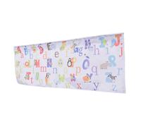 POPETPOP Alphabet Print Valance 40x18 Inch Polyester for Classroom