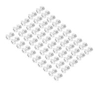 POPETPOP Aluminium Nuts and Bolts with Simple Disassembly 100 Sets Rust-proof Greenhouse Accessories for Greenhouse Repair Kit for Garden and Glasshouse Panels