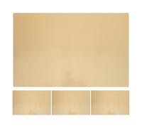 POPETPOP Aluminum Sublimation Metal Sign Blanks 4Pcs 200X300Mm Pearlescent Gold 0.4Mm Thick Heat Transfer Plates for Personalised Nameplates and Events