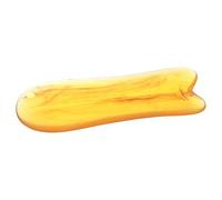 POPETPOP Amber Fish-shaped Gua Sha Facial Tool for Face and Neck Massage, Multi-function Resin Scraper for Skin Tightening and Meridian Acupoint Therapy, Reusable Beauty Massage Tool