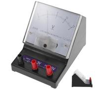 POPETPOP Analog Voltmeter 0-15v Electrical Test Meter for Students Sturdy Plastic and Metal Construction, for Home and Scientific Experiment Teaching Instruments