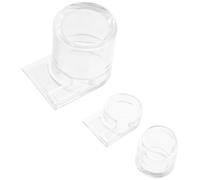 POPETPOP Ant Farm Water Feeder 1.57X1.18 Inch Transparent Mini Ant Feeding Bowl Compact Nest Water Feeding Area Easy to Clean Enclosure Accessories 2 Pack