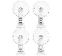 POPETPOP Aquarium Feed Clip with Suction Cup - Underwater Seaweed and Vegetable Holder for Fish Tank Feeding Tool Aquarium Accessories 3.1X1.9X1.2 Inches