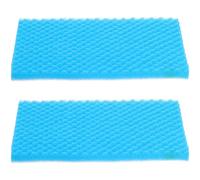 POPETPOP Aquarium Filter - 2Pcs Foam Filter Pads Set 9.8×11.8 Sponge Pad Thick Fish Tank Filter Sponge Purify Cleaning Filter Mat Replacement for Fish Tank Accessories, Sky- blue