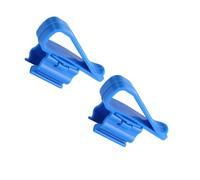 POPETPOP Aquarium Filter Hose Clips 2Pcs Blue Plastic Clamp for Fish Tank Pump and Tubing Holder Designed for Tropical Fish Tanks and Water Flow Stabilization
