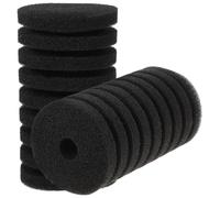 POPETPOP Aquarium Filter Sponge Replacement 2 Pack Fish Tank Filter Accessories Biochemical Sponge for Efficient Aquarium Water Filtration
