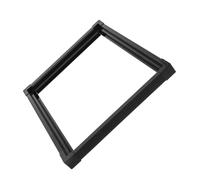 POPETPOP Aquarium Fish Tank Edge Protector Guard 40x40mm Double-layer Sliding Seal Strip with Connectors for 5-6mm Glass Aquarium Safety Edge Trim Black