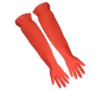 POPETPOP Aquarium Gloves Fish Tank Cleaning Tools Waterproof Size Long Rubber Gloves Keep Your Hands and Arms Dry Prevents Allergies