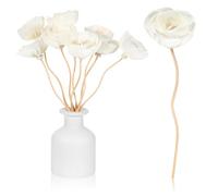 POPETPOP Aromatherapy Rattan Vines 8pcs Wooden Flower Diffuser Sticks | Dried Flowers, Living Room and Bathroom Décor, Essential Oil Bottle Refills for Fragrance Release