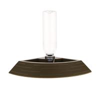 POPETPOP Automatic Lizard Feeder and Reptile Waterer 2-in-1 Triangular Food and Water Bowl Medium Titanium Colour for Tortoises and Lizards