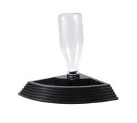 POPETPOP Automatic Pet Water Feeder for Hermit Crabs and Bearded Dragons, Black Abs Material, Time-saving Reptile Drinking Fountain Suitable for Terrariums