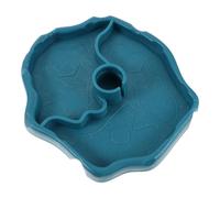 POPETPOP Automatic Reptile Water Feeder Basin 2 in 1 Plastic Drinking Fountain and Feeding Plate for Pet Tortoise and Lizard Easy to Clean Design Suitable for Terrarium Use