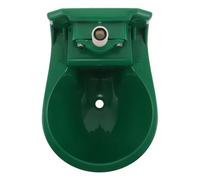 POPETPOP Automatic Sheep Water Bowl with Float Valve - Sturdy Plastic Fresh Water Dispenser for Goats, Calves, Pigs and Farm Animals - Livestock Drinking Trough for Outdoor Use