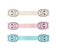 POPETPOP Baby Safety Cabinet Locks Abs Material 3pcs Child Safety Lock to Prevent Finger Injury for Refrigerator and Cabinet Doors for Home Use