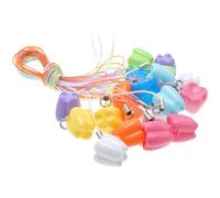 POPETPOP Baby Tooth Storage Box 20pcs Plastic Little Bear Design Keepsake Case for Children to Save Milk Teeth and Memorable Moments Safe and Lovely Features Random Color