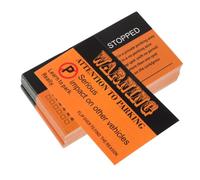 POPETPOP Bad Parking Cards Distinctive Design Warning Cards 100pcs and Concise Words on Coated Paper, Sturdy Learn to Park Labels for Public Occasions and Parking Scenarios