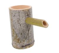 POPETPOP Bamboo Fountain Spout Water Bamboo Fountain Decor for Patio Garden Decor Creative Outdoor Water Feature for Fish Tank Aquarium