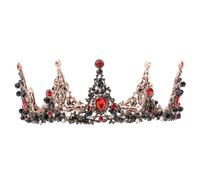 POPETPOP Baroque Style Bridal Crown Wedding Headband round Two-tone Wedding Dress Accessory Bride Hair Decor and Prom