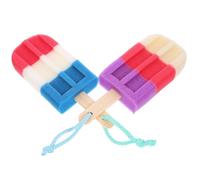 POPETPOP Bath Sponge Exfoliating Body Scrubber 2 Pcs Soft Shower Sponges with Ice Cream Design for Back and Body Washing