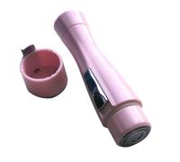 POPETPOP Battery Operated Lady Electric Epilator for Body Hair Removal with Efficient Epilation System and Ergonomic Grip, Pink Abs Plastic Trimmer for Personal Care